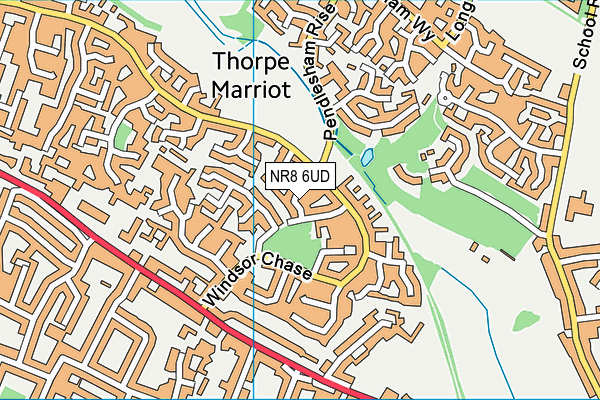 NR8 6UD map - OS VectorMap District (Ordnance Survey)
