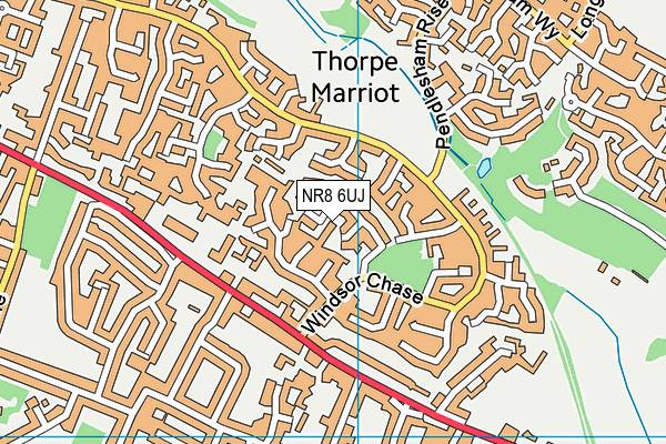 NR8 6UJ map - OS VectorMap District (Ordnance Survey)