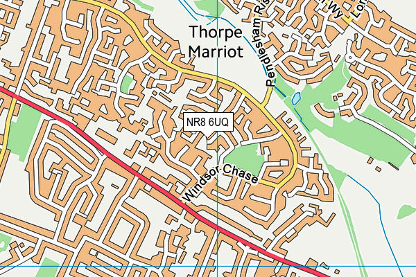 NR8 6UQ map - OS VectorMap District (Ordnance Survey)
