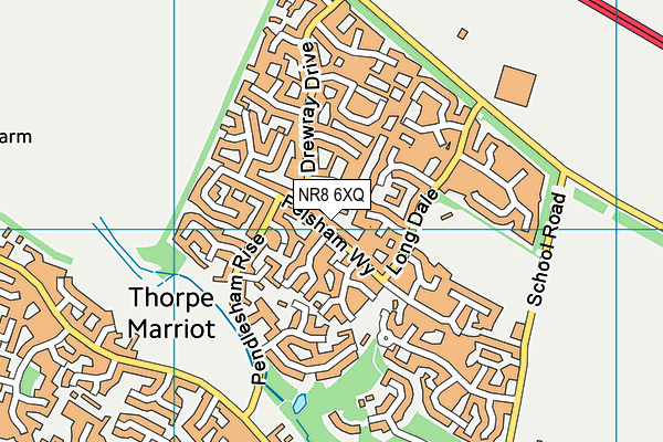 NR8 6XQ map - OS VectorMap District (Ordnance Survey)