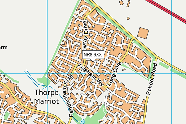 NR8 6XX map - OS VectorMap District (Ordnance Survey)
