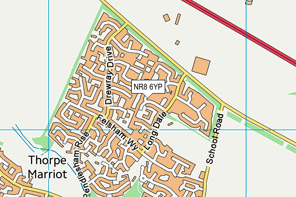 NR8 6YP map - OS VectorMap District (Ordnance Survey)