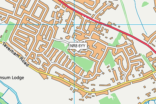NR8 6YY map - OS VectorMap District (Ordnance Survey)