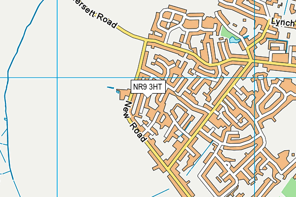 NR9 3HT map - OS VectorMap District (Ordnance Survey)