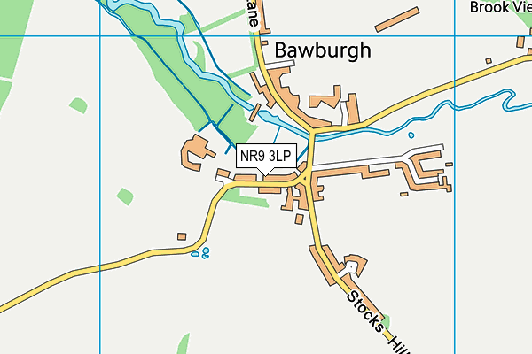 NR9 3LP map - OS VectorMap District (Ordnance Survey)