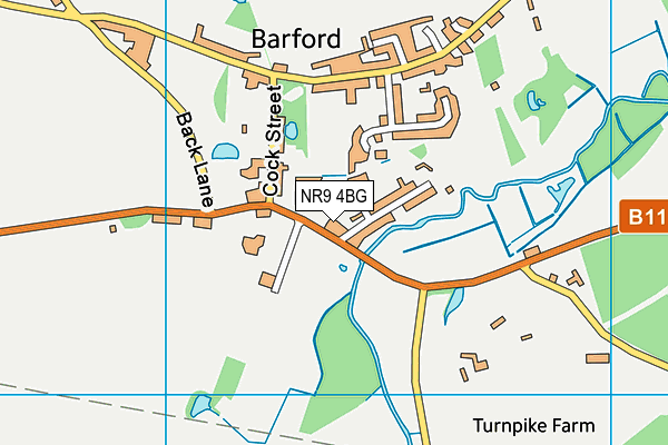 Map of BARFORD HIRE LIMITED at district scale