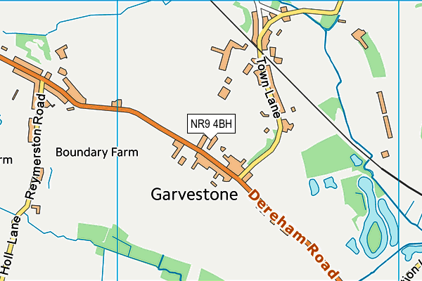 NR9 4BH map - OS VectorMap District (Ordnance Survey)