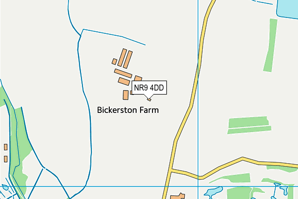 Map of BARNHAM BROOM GOLF CLUB LIMITED at district scale