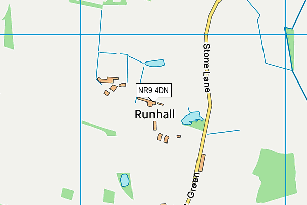 NR9 4DN map - OS VectorMap District (Ordnance Survey)