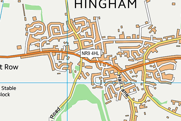 NR9 4HL map - OS VectorMap District (Ordnance Survey)