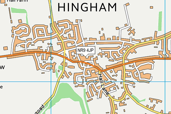 NR9 4JP map - OS VectorMap District (Ordnance Survey)