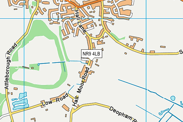 NR9 4LB map - OS VectorMap District (Ordnance Survey)