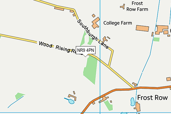 NR9 4PN map - OS VectorMap District (Ordnance Survey)