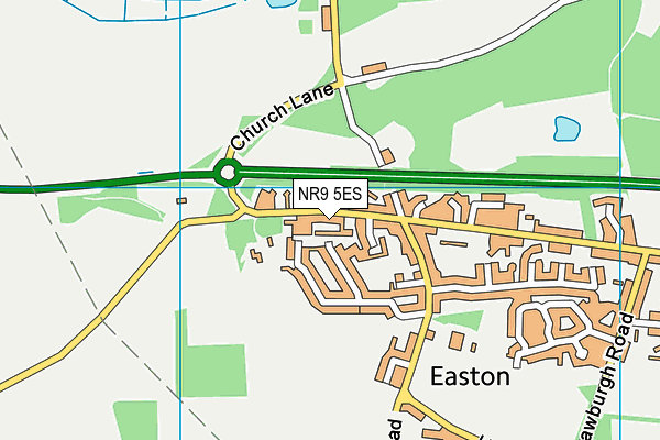 Map of NDBF EASTON LIMITED at district scale