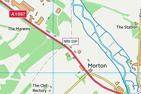 Map of MORTON WATER LIMITED at district scale