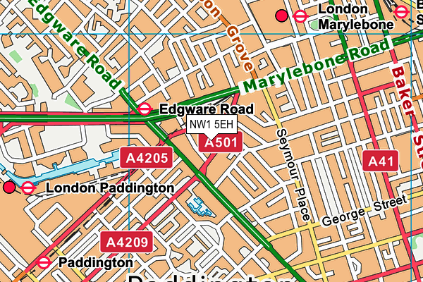 NW1 5EH map - OS VectorMap District (Ordnance Survey)