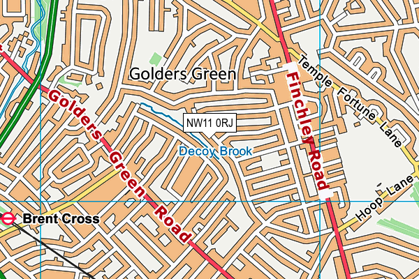 Map of 40 PRIORY ROAD (FREEHOLD) LIMITED at district scale