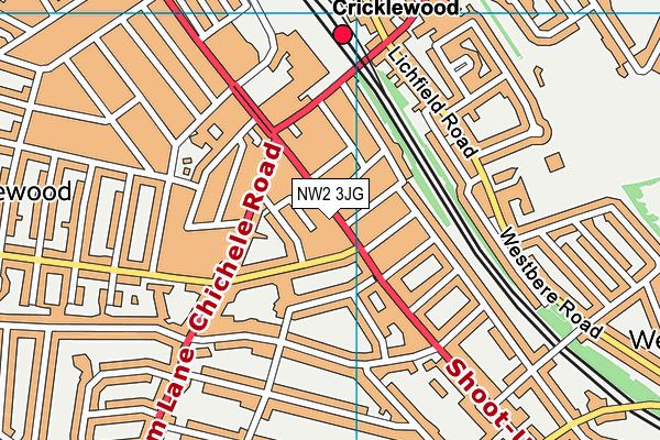 Map of RIBBONWOOD PLACE UK LIMITED at district scale