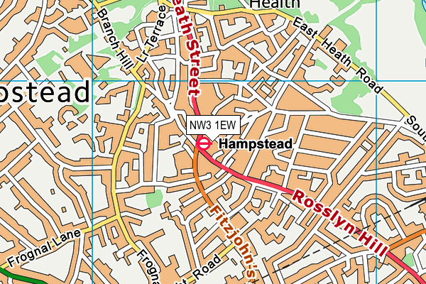 Map of HAMPSTEAD PROPERTY PORTFOLIOS LIMITED at district scale