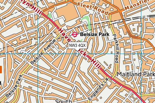 Map of BELSIZE BROTHERS LIMITED at district scale