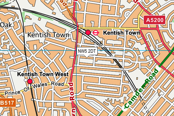 Map of 17 CAVERSHAM ROAD (FREEHOLD) LIMITED at district scale