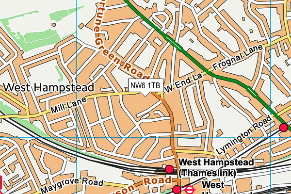 Map of HENTALPIA UK LTD at district scale