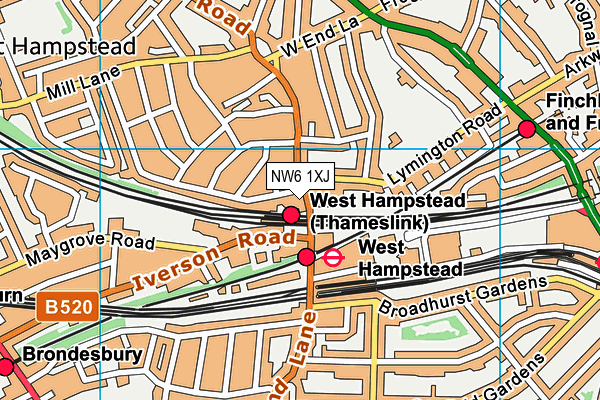 Map of MANGATA WELLBEING LTD at district scale