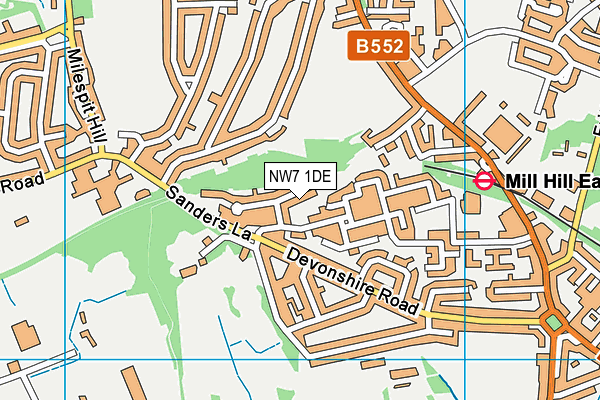 Map of 19 SHEFFIELD TERRACE LIMITED at district scale