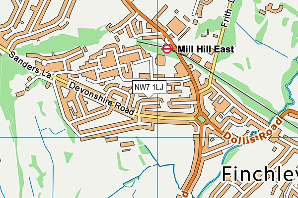 Map of HILLCREST HEATING LTD at district scale