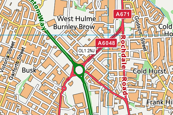 Map of COMMERCIAL HALIFAX LTD at district scale