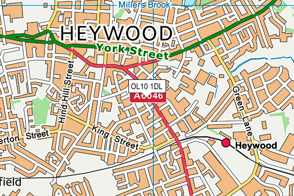 Map of PKS HEYWOOD LTD at district scale