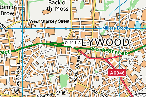 Map of JPV (HEYWOOD) LTD at district scale