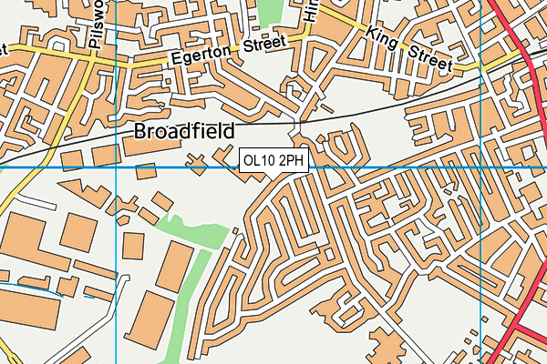 OL10 2PH map - OS VectorMap District (Ordnance Survey)