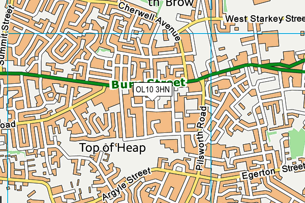 OL10 3HN map - OS VectorMap District (Ordnance Survey)