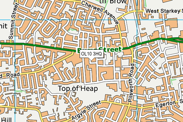 OL10 3HQ map - OS VectorMap District (Ordnance Survey)