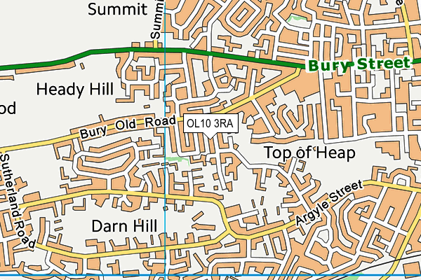 Map of DEMPSEY PLUMBING AND HEATING LTD at district scale