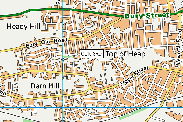 OL10 3RD map - OS VectorMap District (Ordnance Survey)