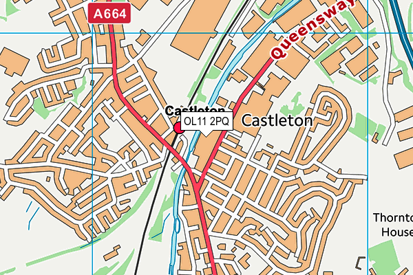 OL11 2PQ map - OS VectorMap District (Ordnance Survey)