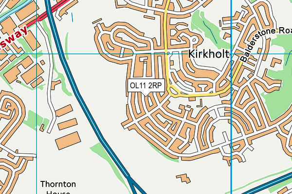 OL11 2RP map - OS VectorMap District (Ordnance Survey)