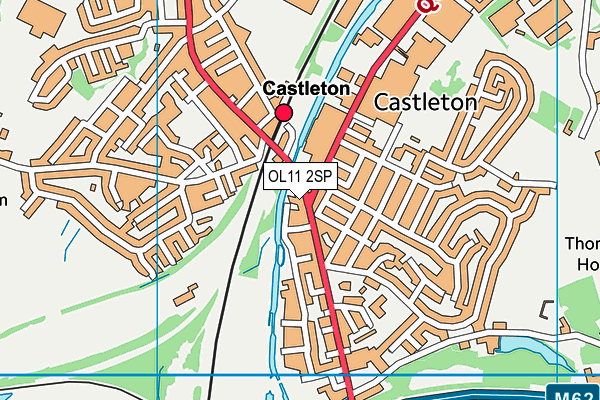 OL11 2SP map - OS VectorMap District (Ordnance Survey)