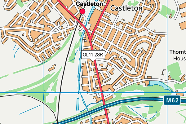 OL11 2SR map - OS VectorMap District (Ordnance Survey)