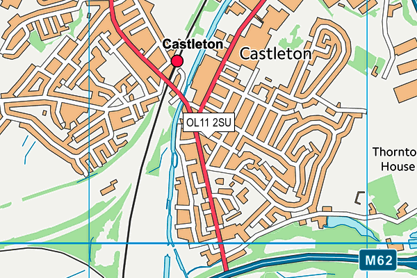 OL11 2SU map - OS VectorMap District (Ordnance Survey)