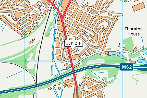 OL11 2TP map - OS VectorMap District (Ordnance Survey)