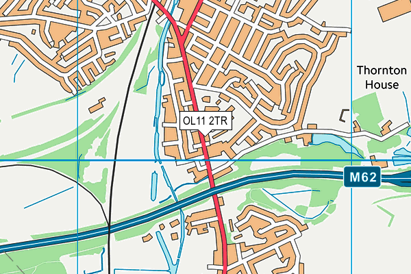 OL11 2TR map - OS VectorMap District (Ordnance Survey)