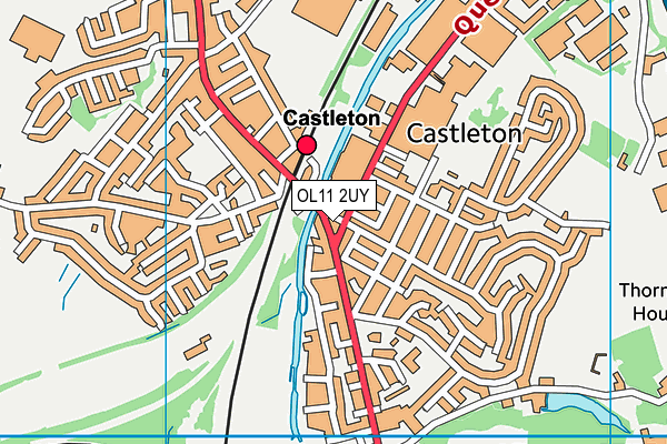 OL11 2UY map - OS VectorMap District (Ordnance Survey)