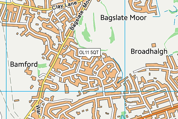 OL11 5QT map - OS VectorMap District (Ordnance Survey)