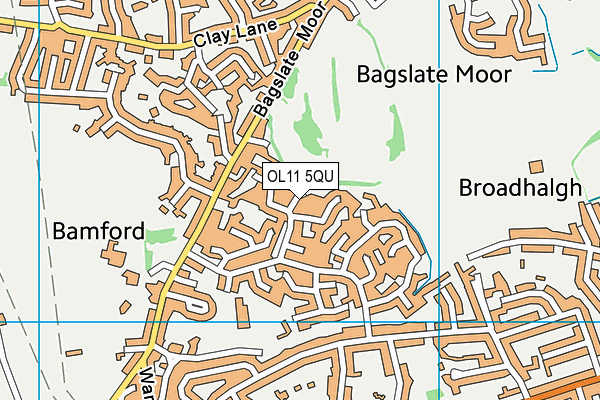 OL11 5QU map - OS VectorMap District (Ordnance Survey)