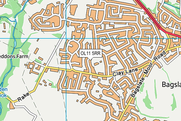 OL11 5RR map - OS VectorMap District (Ordnance Survey)