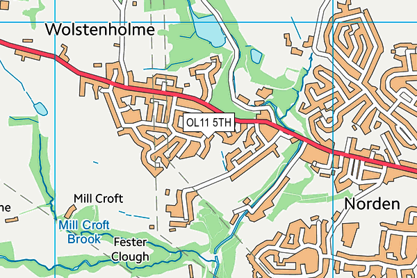 OL11 5TH map - OS VectorMap District (Ordnance Survey)