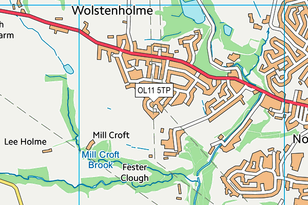 OL11 5TP map - OS VectorMap District (Ordnance Survey)